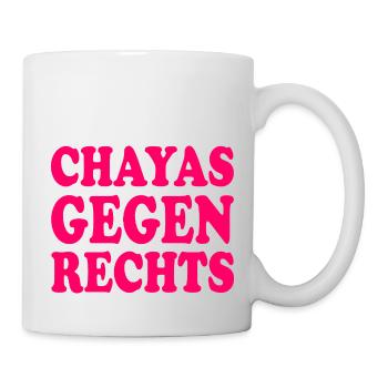 chayas gegen rechts - Tasse - Weiß - Rechts