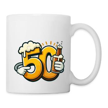 50 years of beer - Mug - white - Right