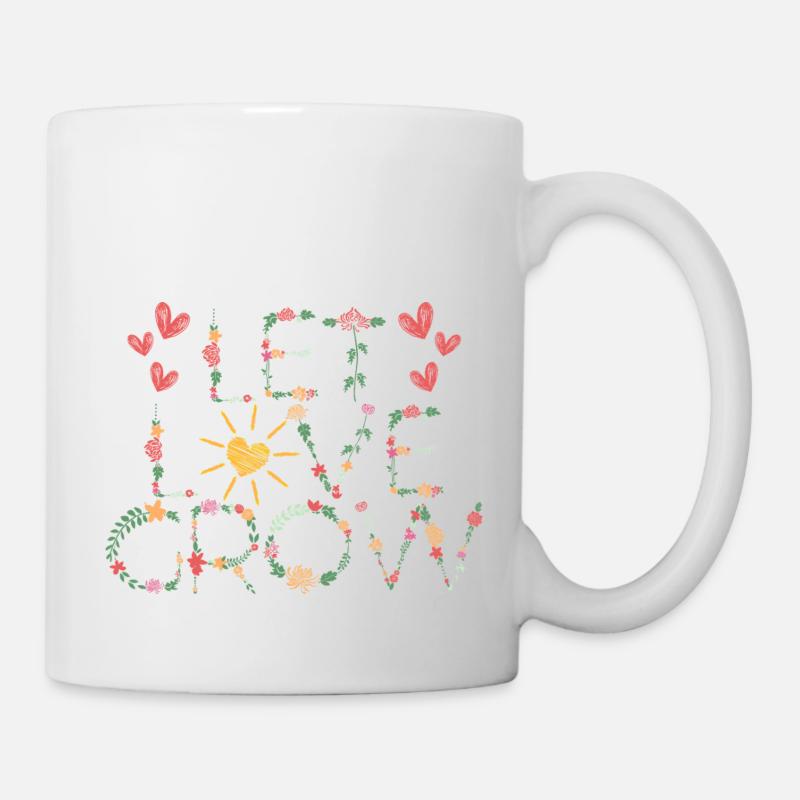 Let Love Grow - Mug - white