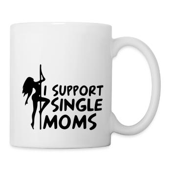 en soutien aux mères célibataires - Mug blanc - blanc - Droite