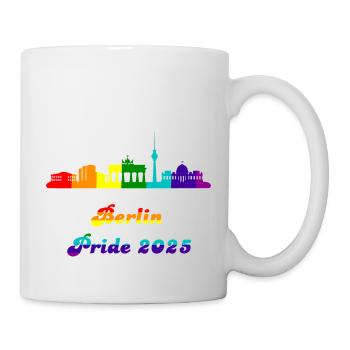 Pride 2025 Berlin - Tasse - Weiß - Rechts