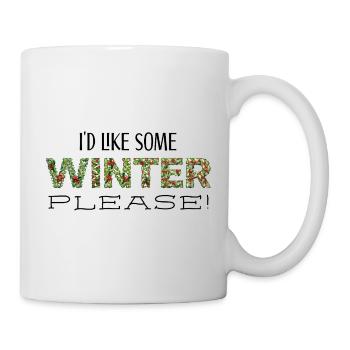winter please sw - Mug - white - Right