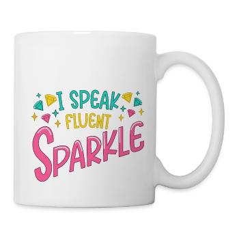 Diamond Painting Artist Speak Sparkle Diamond - Tasse - Weiß - Rechts