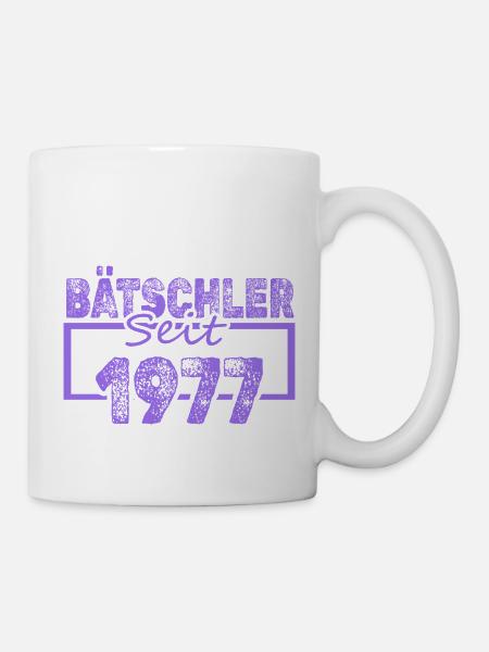 Jungeselle 1977 - Tasse - Weiß