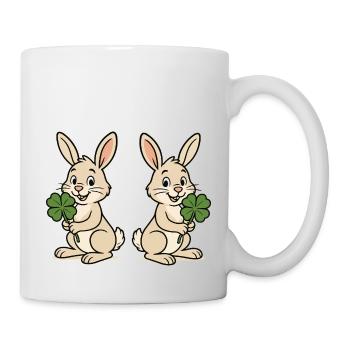 Rabbit Shamrock 2 - Mug - white - Right