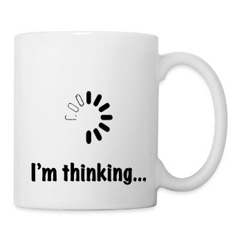 I'm thinking. - Mug - white - Right