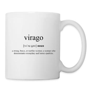 Virago Definition Dictionary - Tasse - Weiß - Rechts