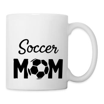 Maman footballeuse - Mug blanc - blanc - Droite