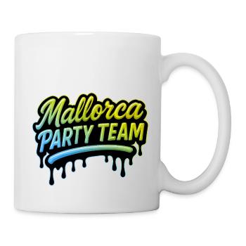 Mallorca Party Team Bunt - Tasse - Weiß - Rechts