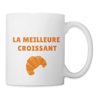 La meilleure Croissant - Mug blanc - blanc - Droite