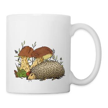 Igel - Tasse - Weiß - Rechts