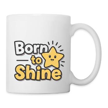 Born to Shine – Strahlender Stern - Mug - white - Right