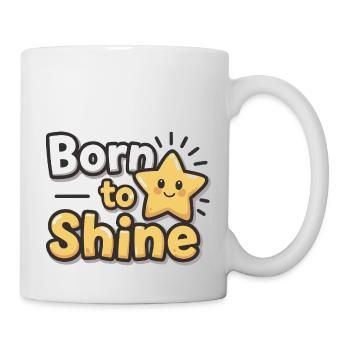 Born to Shine – Strahlender Stern - Mug - white - Right