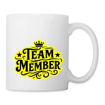Membre de l’équipe Krone - Mug blanc - blanc - Droite