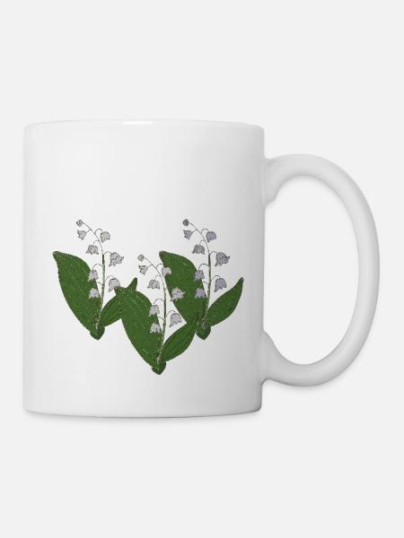 maigloeckchen dreierpack - Tasse - Weiß