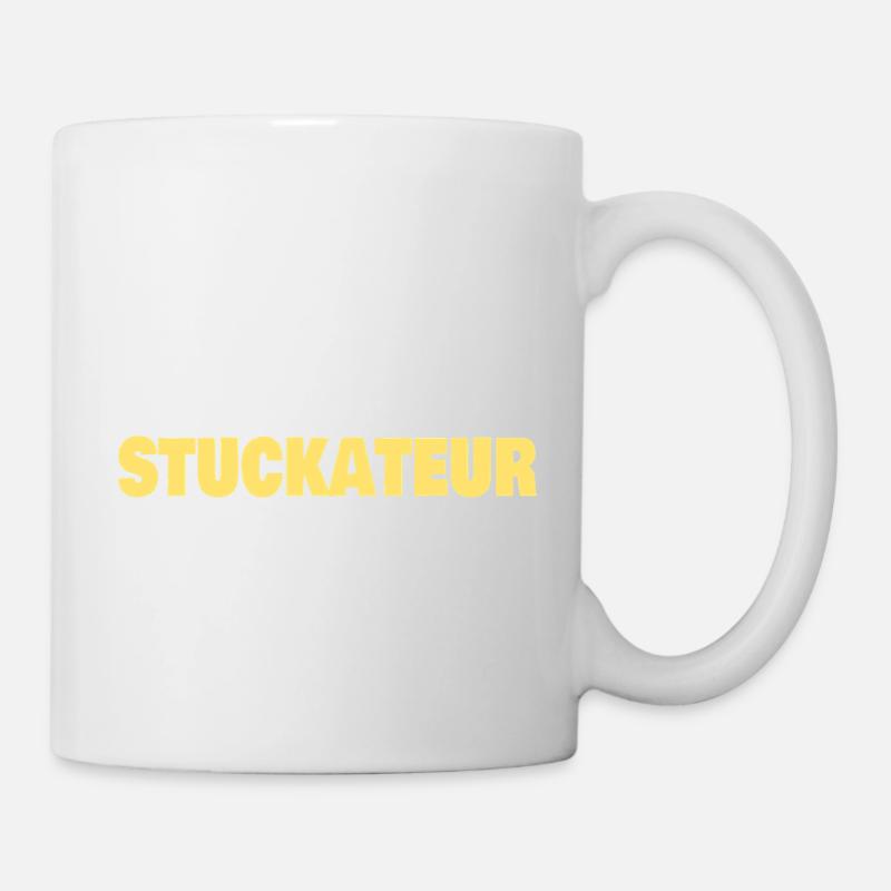 Gift for plasterer - Mug - white