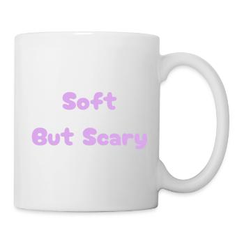 Soft But Scary Shirt – Pastel Baddie Summer Tee - Mug - white - Right