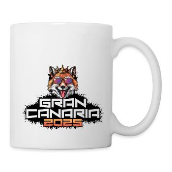 Gran Canaria 2025 Party Fuchs - Tasse - Weiß - Rechts