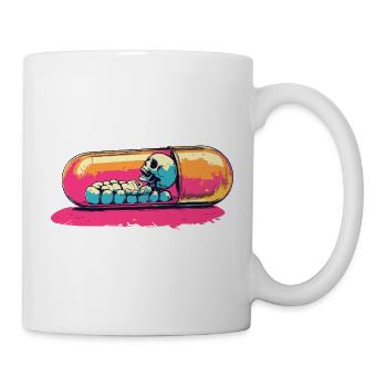 Skeletal capsule - Mug - white - Right