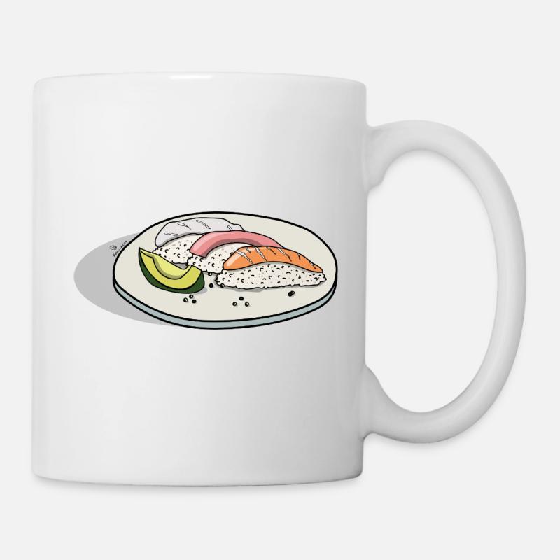 sushi - Mug blanc - blanc