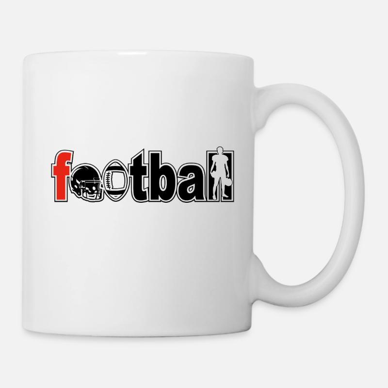 Football - Mug blanc - blanc
