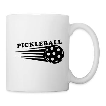 Pickleball en mouvement - Service dynamique - Mug blanc - blanc - Droite