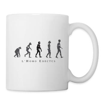 Evolution of the Human Position - Mug - white - Right