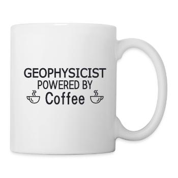 Geophysicist Powered By Coffee Geophysics - Tasse - Weiß - Rechts