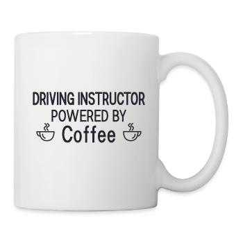 Instructeur de conduite alimenté par Coffee Drive Tutor - Mug blanc - blanc - Droite