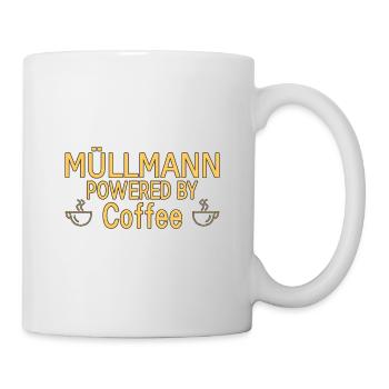 Garbage Man Powered By Coffee - Mug - white - Right