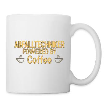 Waste Technician Powered By Coffee - Mug - white - Right