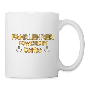 Instructeur de conduite alimenté par l’école de conduite Coffee - Mug blanc - blanc - Droite