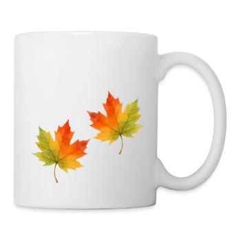 Leaf Maple Leaf Watercolor 2 - Mug - white - Right