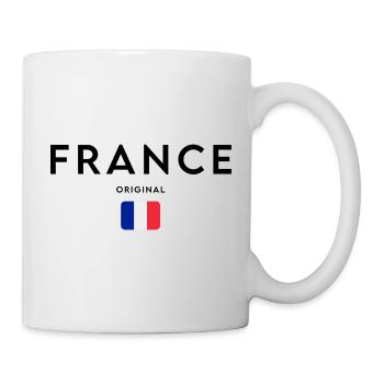 French pride, minimalist sleek design - Mug - white - Right