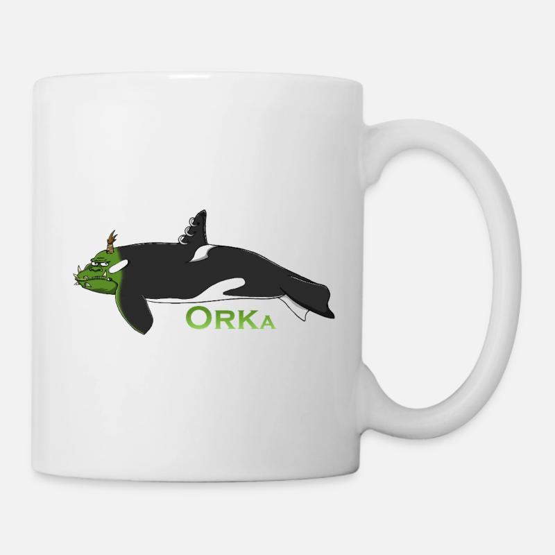 Humorvoller Orca - Tasse - Weiß