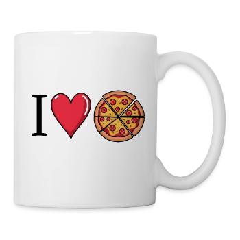 I Love Pizza - Mug - white - Right
