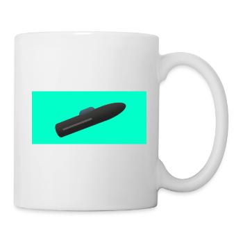 Minimalist Submarine Silhouette - Mug - white - Right