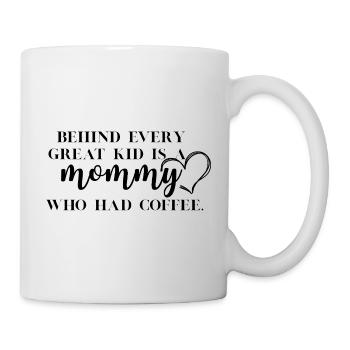 Funny Coffee Mom  - Mug - white - Right