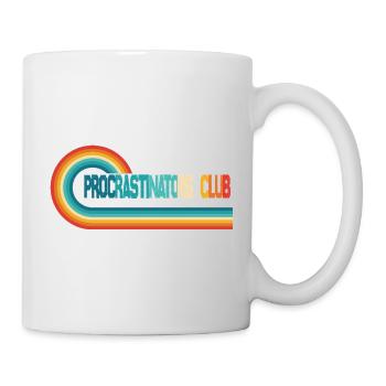 Prokrastinierer-Club, wir machen es morgen - Tasse - Weiß - Rechts