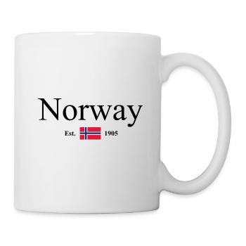 Norway - Norge - Norway - Flag - Scandinavia - Mug - white - Right