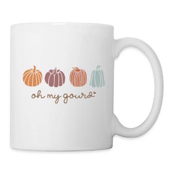 Conception de motif de citrouille pour la tenue d’automne - Mug blanc - blanc - Droite
