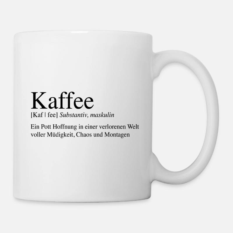 Coffee - A pot of hope ... - Mug - white