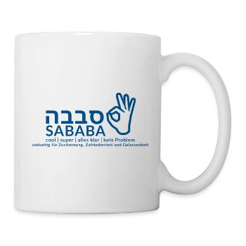 Sababa - Tasse - Weiß - Rechts