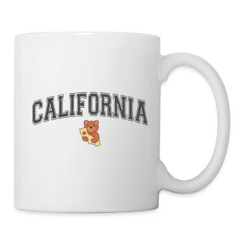 Californie et Ourson mignon - Mug blanc - blanc - Droite