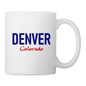 Denver - Colorado - États-Unis - États-Unis d’Amérique - Mug blanc - blanc - Droite