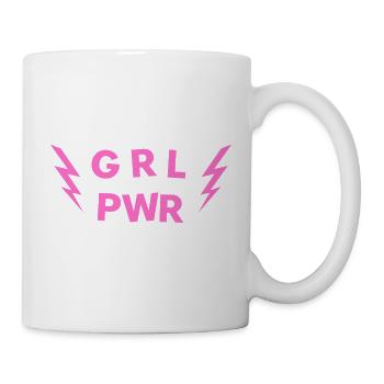 GRL PWR - Girl Power - Lucky Charm Girlfriend - Mug - white - Right