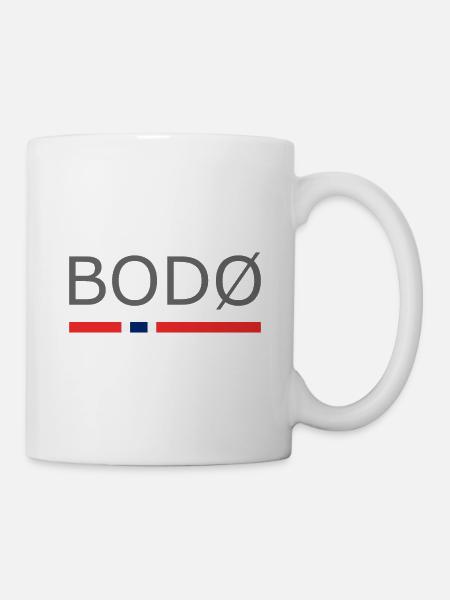Bodo - Norway - Norge - Norwegen - Tasse - Weiß