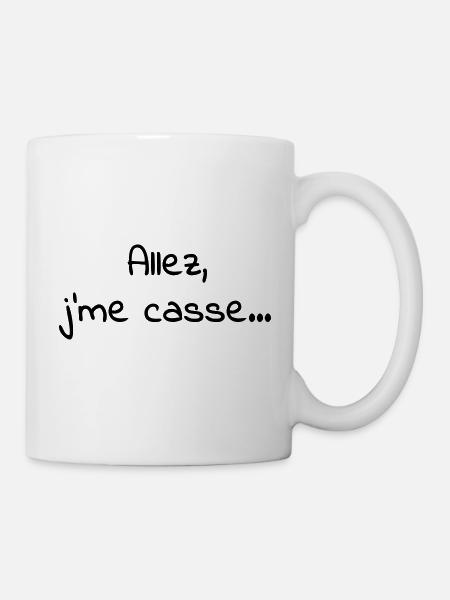 Allez_jme_casse - Mug blanc - blanc