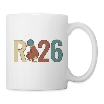 R Duck 2026 - R Duck 26 - Pension 2026 - Mug blanc - blanc - Droite