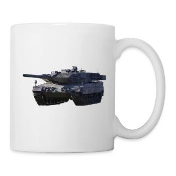Kampfpanzer - Tasse - Weiß - Rechts